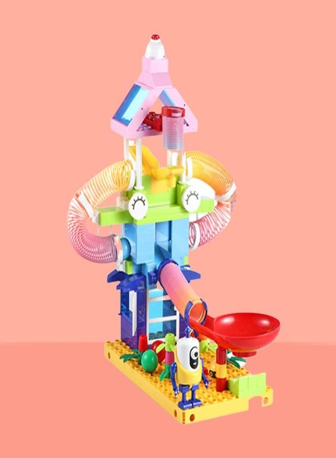 Jet Roy Children Early Education Puzzle Spelling Insert Large Particles Building Blocks Pipe Game Assembling Toys Rainbow Standard Version-203 Pieces Kids to Play - Image 4